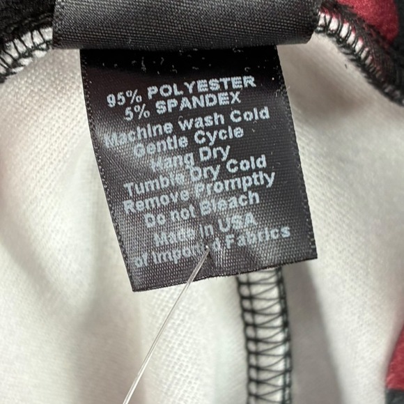 Agnes & Dora Ball Skirt Plaid Red Black White Full Midi Womens Small - Picture 3 of 3